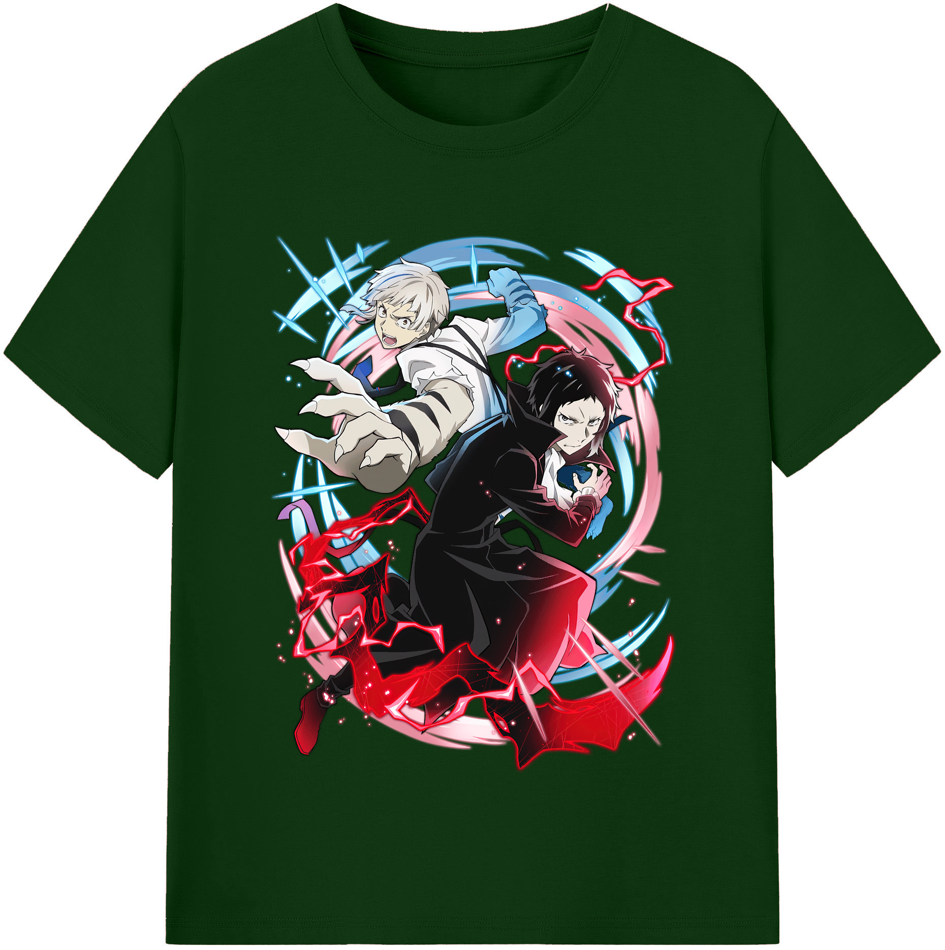 （画像用） 文豪ストレイドッグス Bungo Stray Dogs 綿100％半袖Tシャツ（フロントプリント）